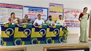 कन्या महाविद्यालय में NEP 2020 दीक्षारंभ धूमधाम से मनाया गया